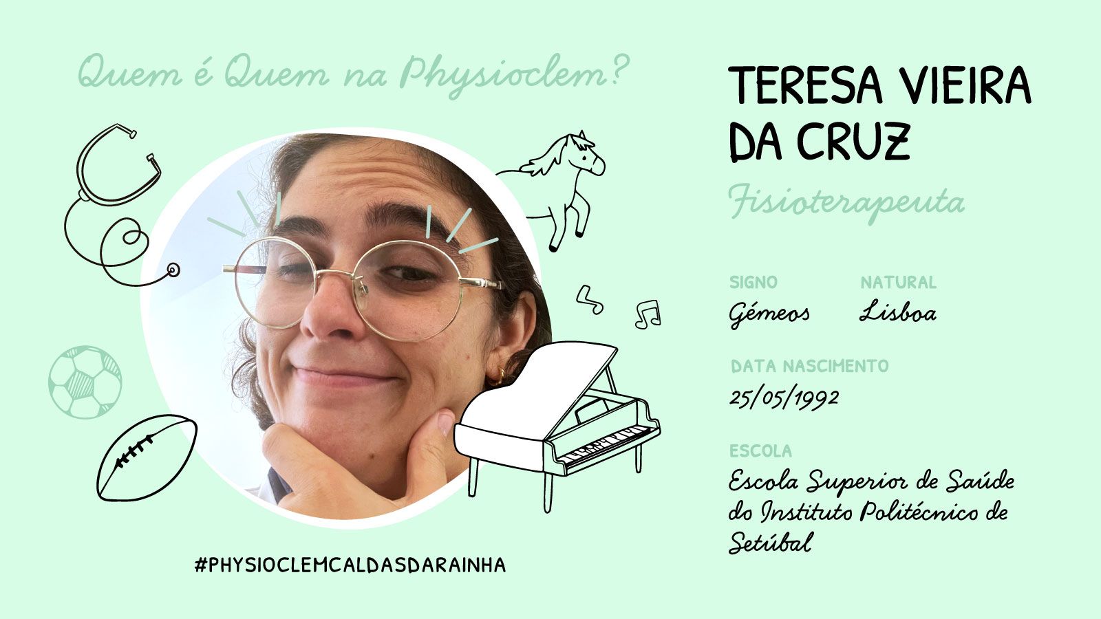 Começa o Quem é Quem da Physioclem com Teresa Cruz